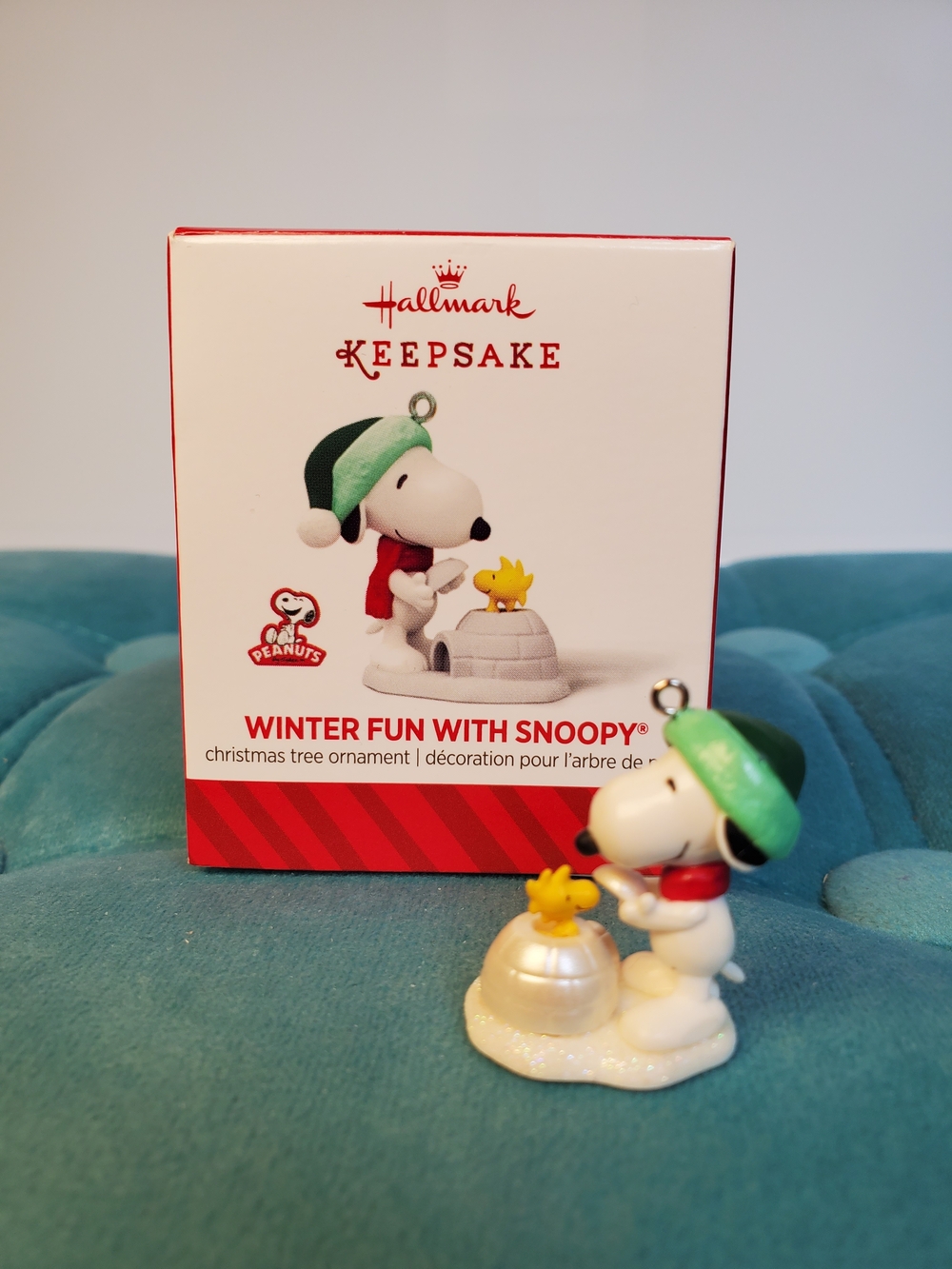 Hallmark Keepsake Mini Ornament Winter Fun with Snoopy 17th Series 2014 QXM8503
